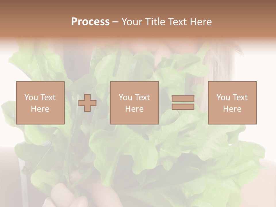 Beautiful Vegetable Cosmetics PowerPoint Template