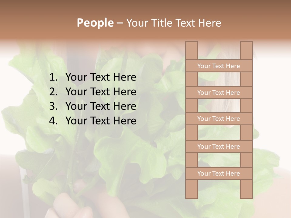 Beautiful Vegetable Cosmetics PowerPoint Template