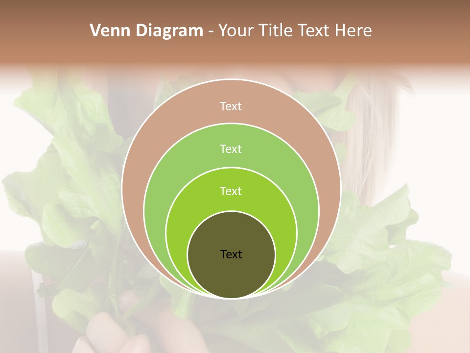 Beautiful Vegetable Cosmetics PowerPoint Template