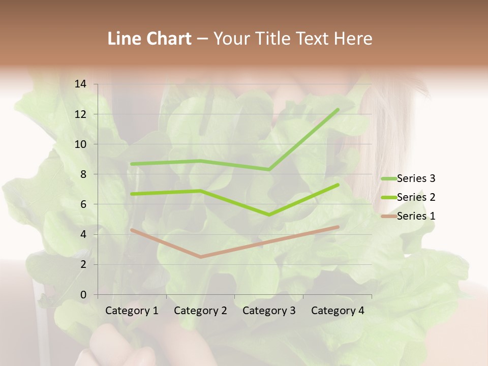 Beautiful Vegetable Cosmetics PowerPoint Template