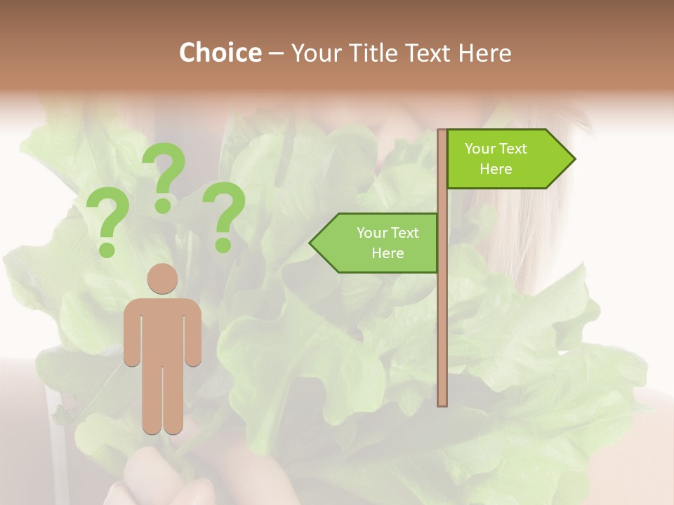 Beautiful Vegetable Cosmetics PowerPoint Template