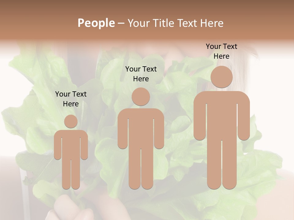 Beautiful Vegetable Cosmetics PowerPoint Template