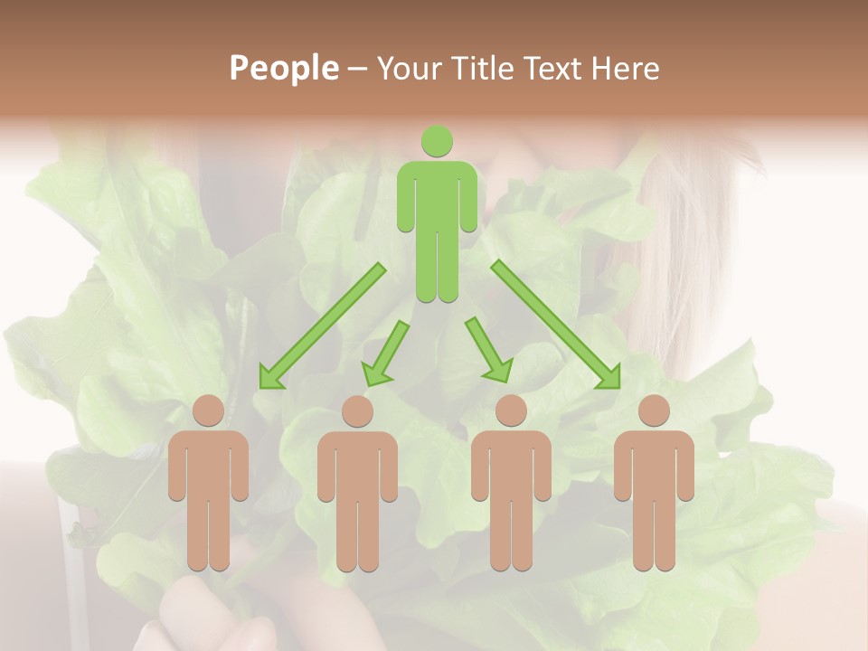 Beautiful Vegetable Cosmetics PowerPoint Template