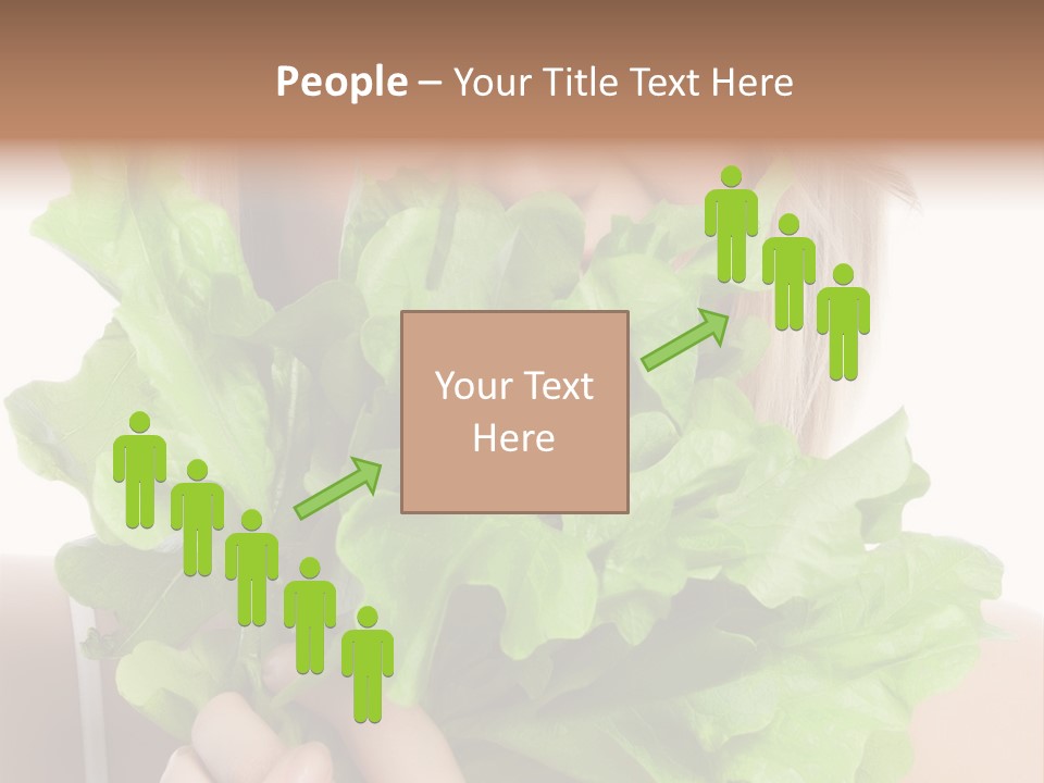 Beautiful Vegetable Cosmetics PowerPoint Template