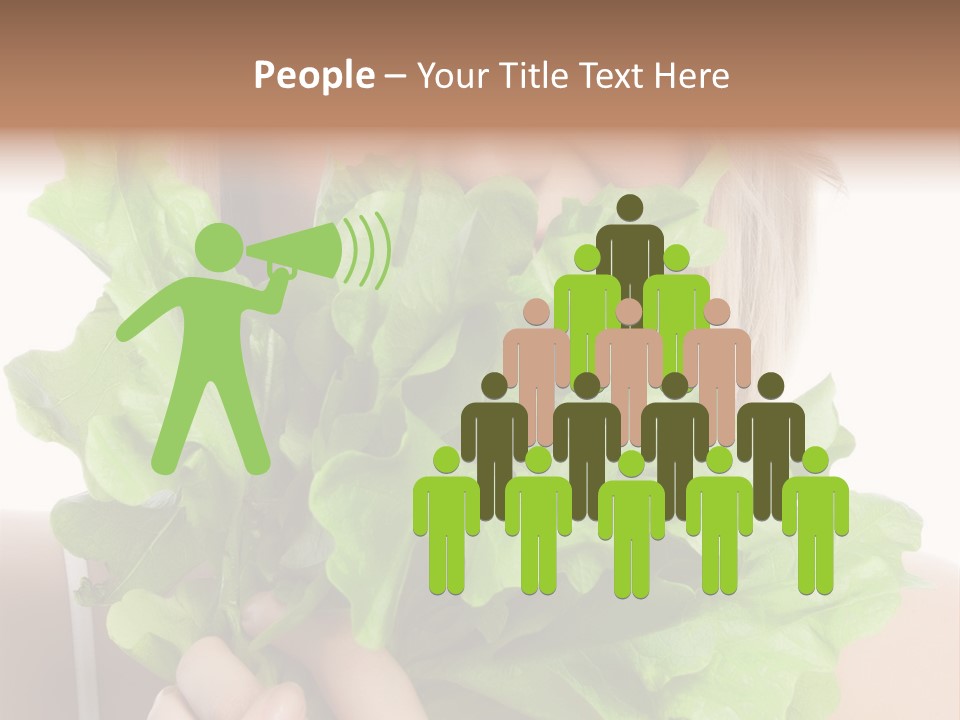 Beautiful Vegetable Cosmetics PowerPoint Template