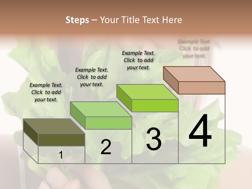 Beautiful Vegetable Cosmetics PowerPoint Template