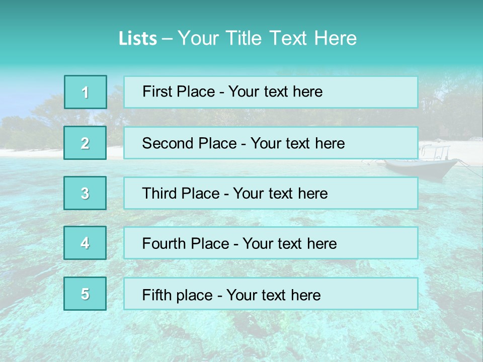 Paradise Nature Meno PowerPoint Template