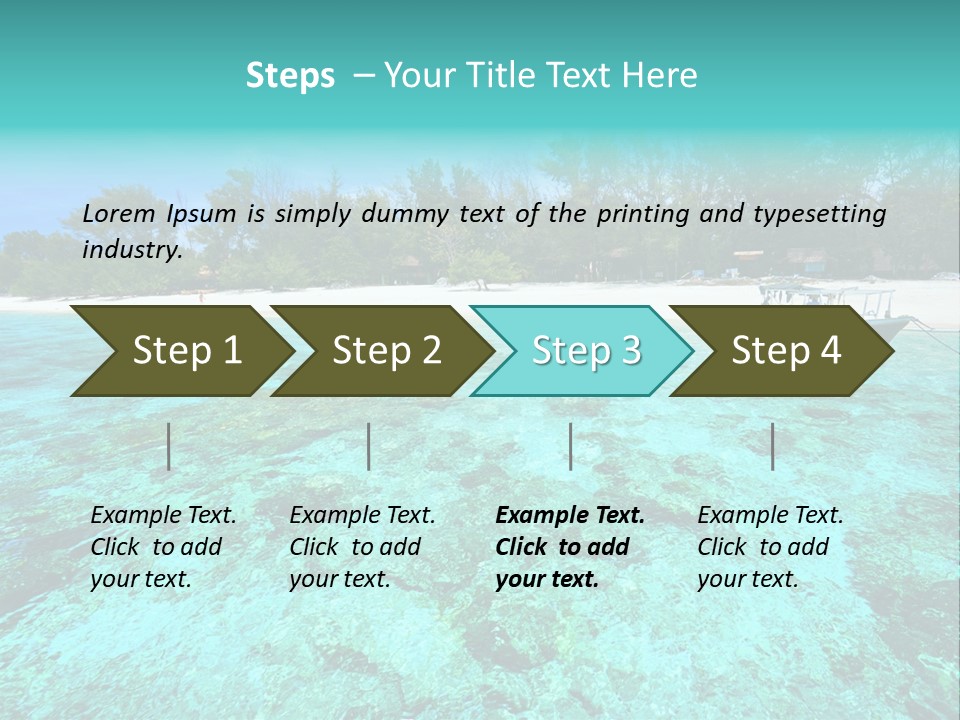 Paradise Nature Meno PowerPoint Template