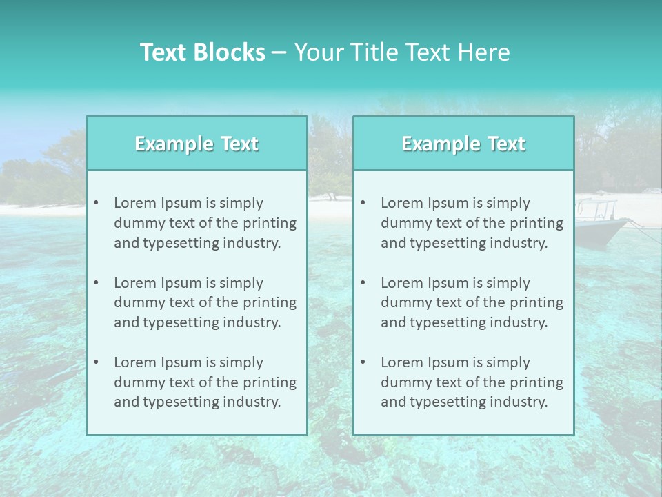 Paradise Nature Meno PowerPoint Template