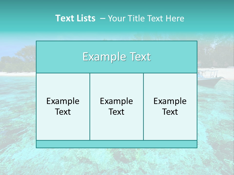 Paradise Nature Meno PowerPoint Template