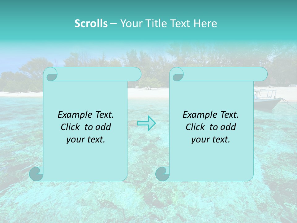 Paradise Nature Meno PowerPoint Template
