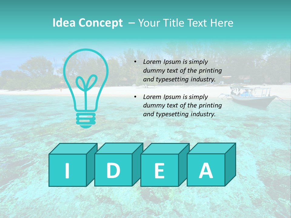 Paradise Nature Meno PowerPoint Template