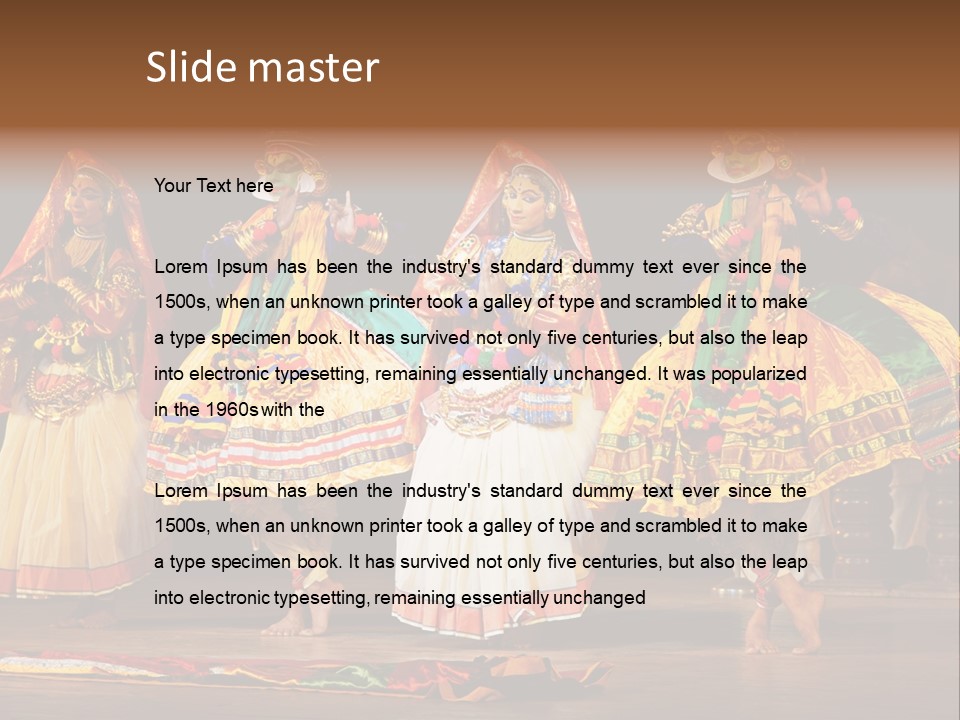 Play Dancer Festival PowerPoint Template