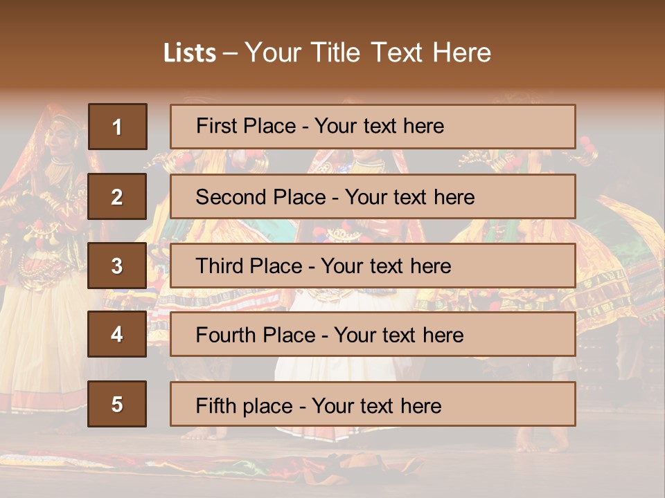 Play Dancer Festival PowerPoint Template