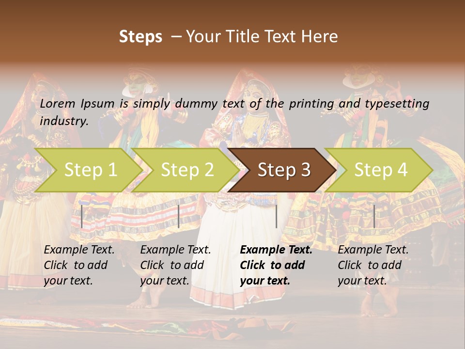 Play Dancer Festival PowerPoint Template