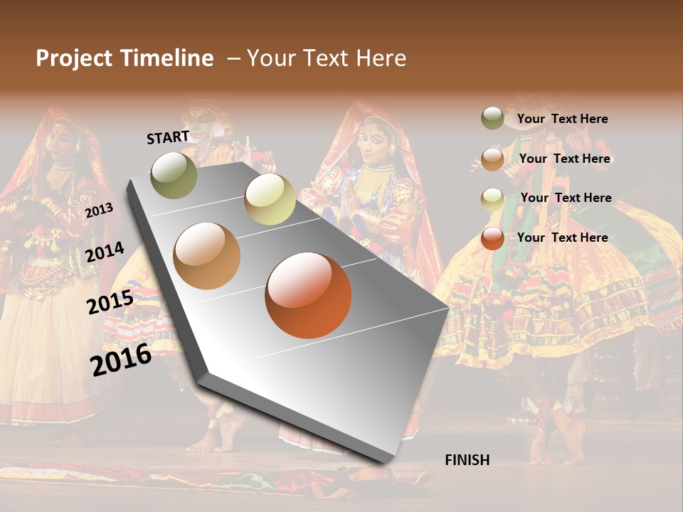 Play Dancer Festival PowerPoint Template