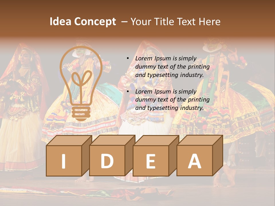 Play Dancer Festival PowerPoint Template