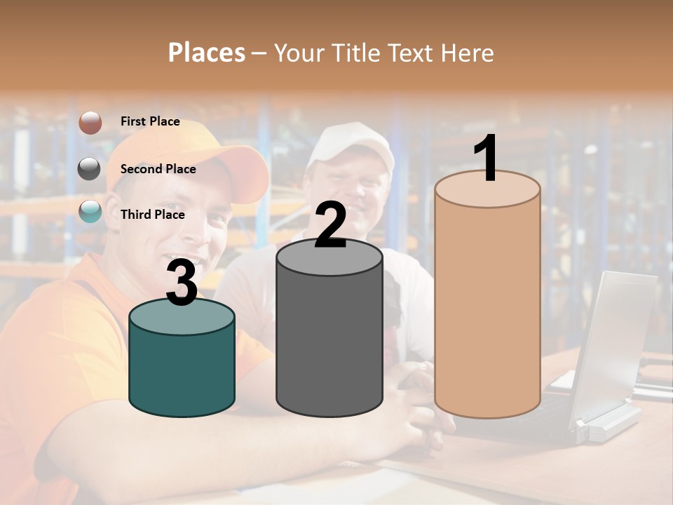 Pallet Logistics Crate PowerPoint Template