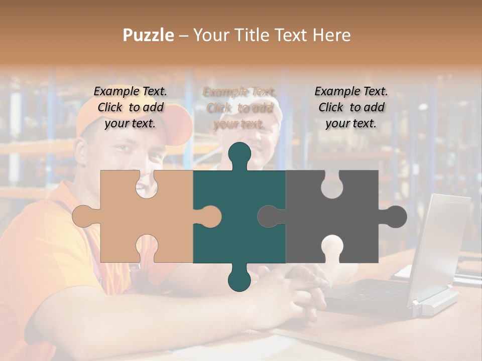 Pallet Logistics Crate PowerPoint Template