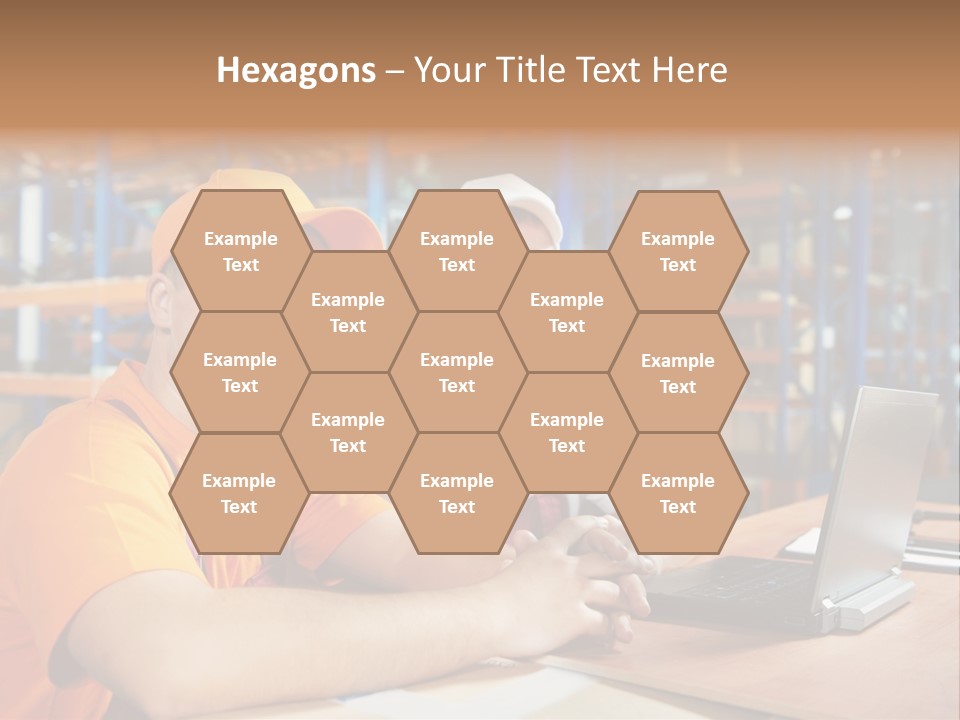 Pallet Logistics Crate PowerPoint Template