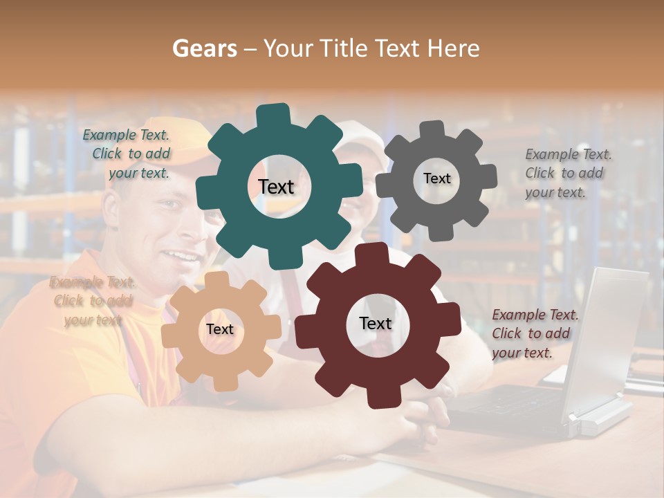 Pallet Logistics Crate PowerPoint Template