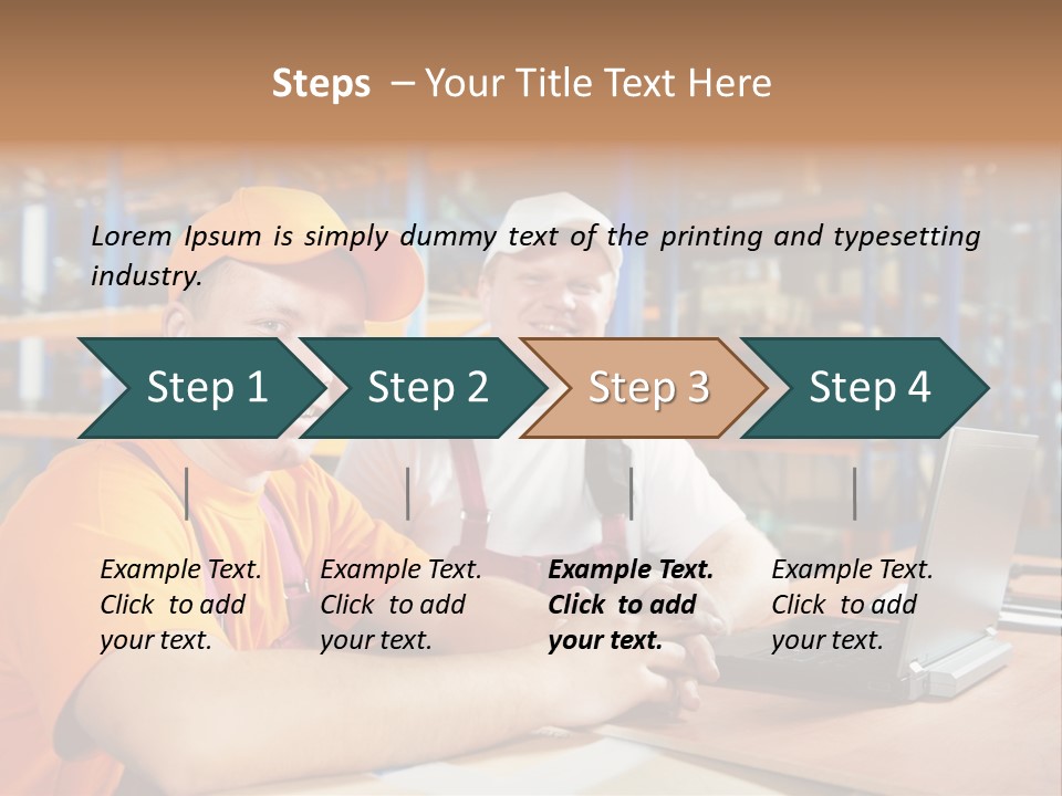 Pallet Logistics Crate PowerPoint Template