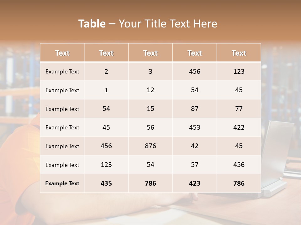 Pallet Logistics Crate PowerPoint Template