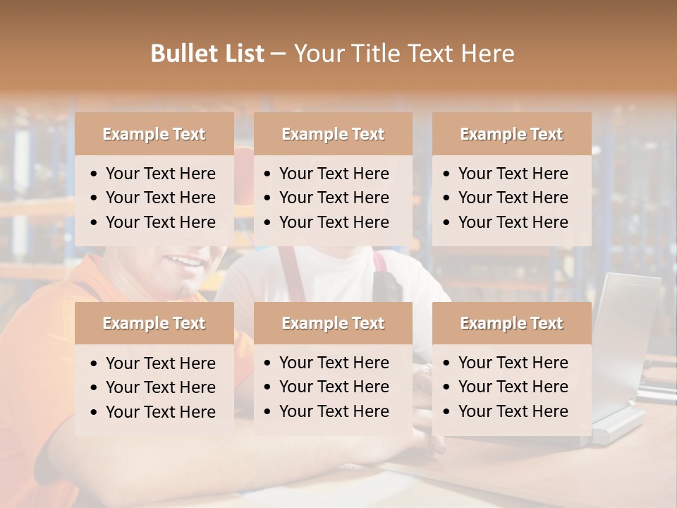 Pallet Logistics Crate PowerPoint Template