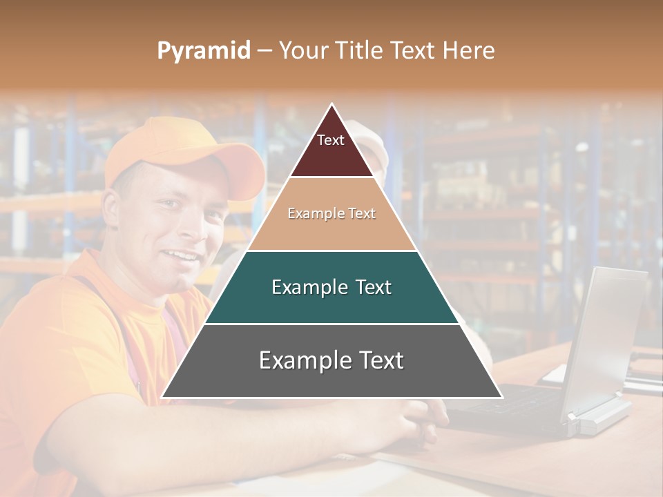 Pallet Logistics Crate PowerPoint Template