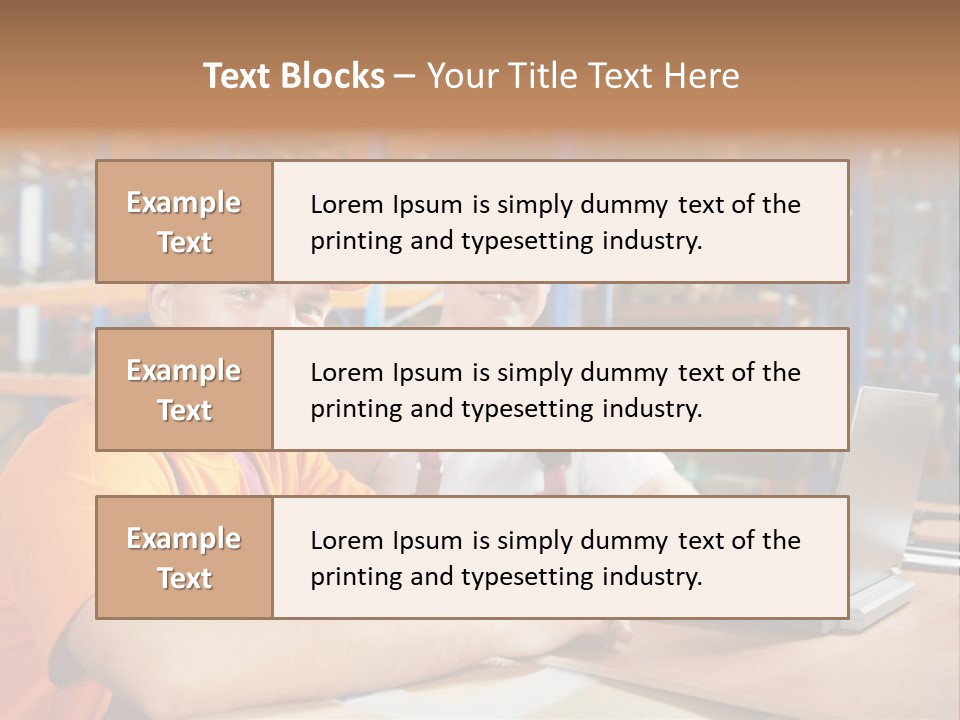Pallet Logistics Crate PowerPoint Template