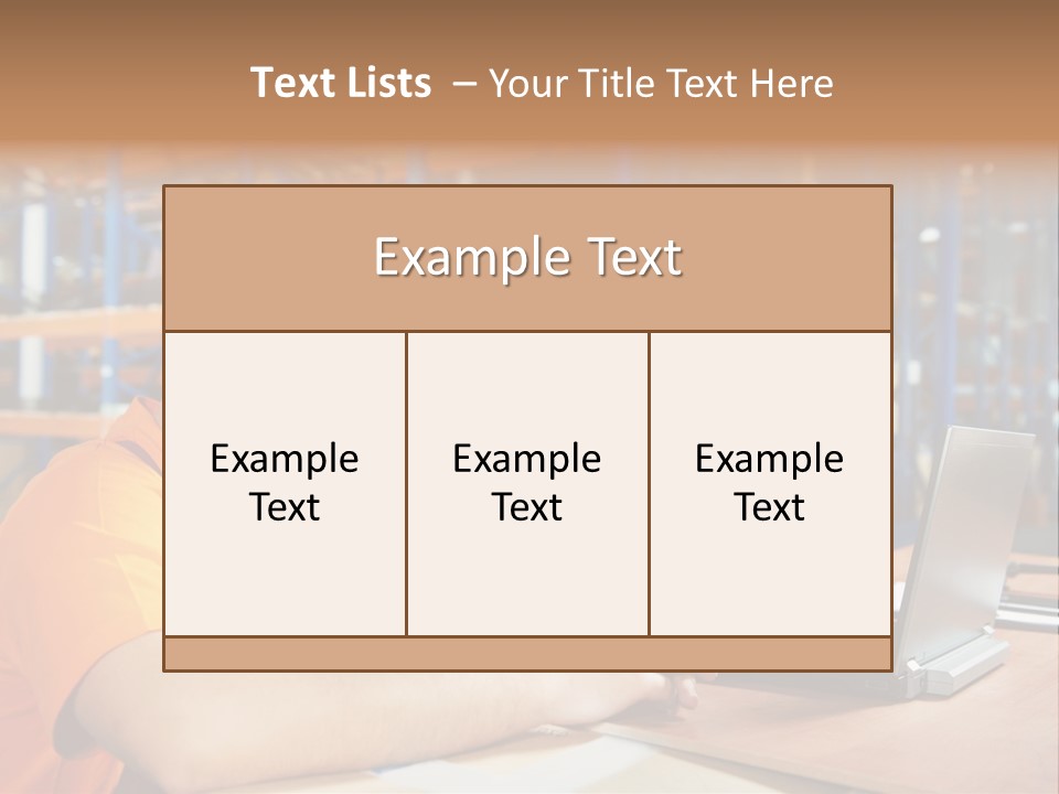 Pallet Logistics Crate PowerPoint Template