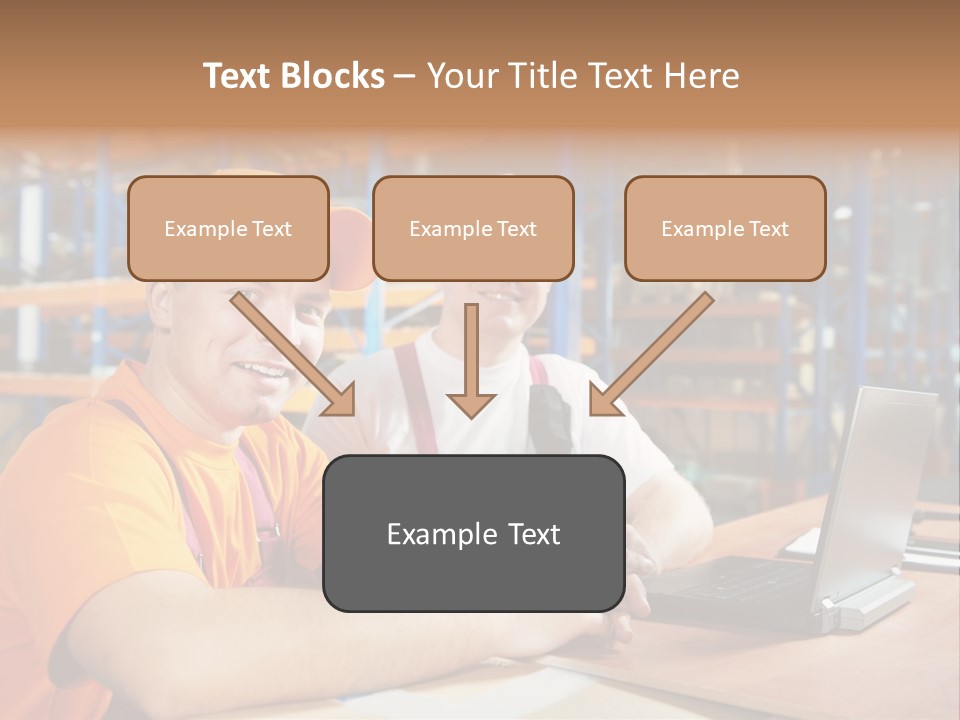 Pallet Logistics Crate PowerPoint Template