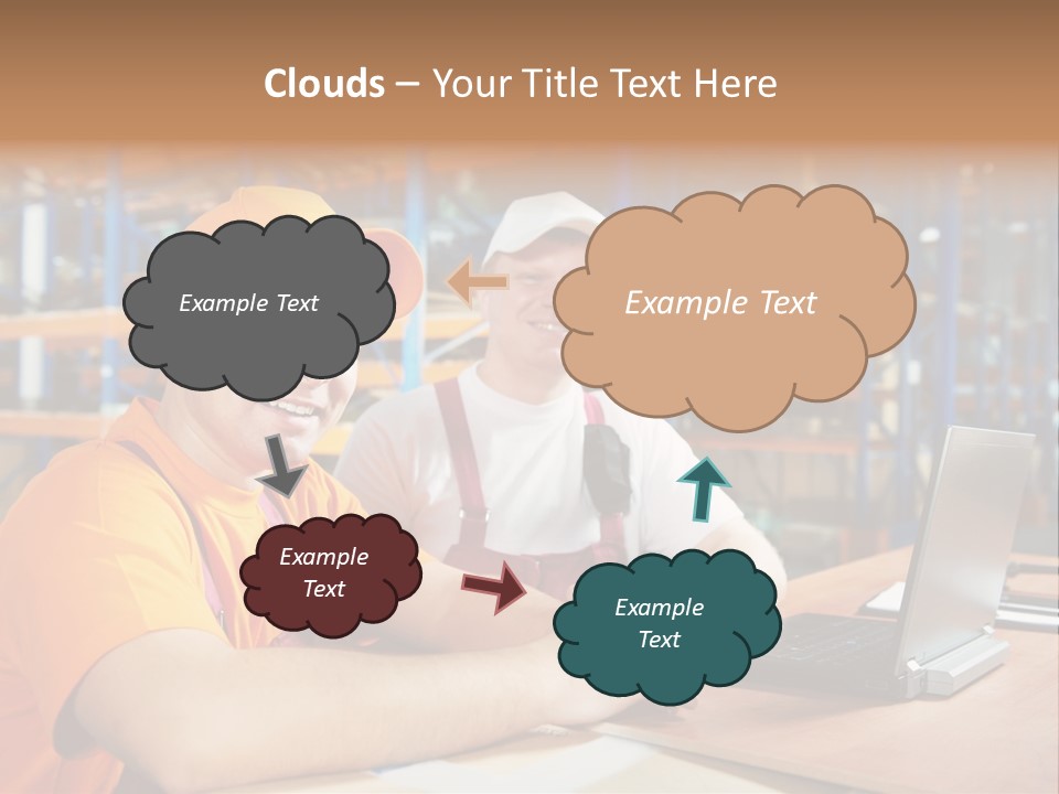 Pallet Logistics Crate PowerPoint Template