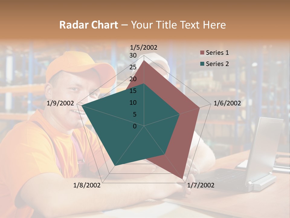 Pallet Logistics Crate PowerPoint Template