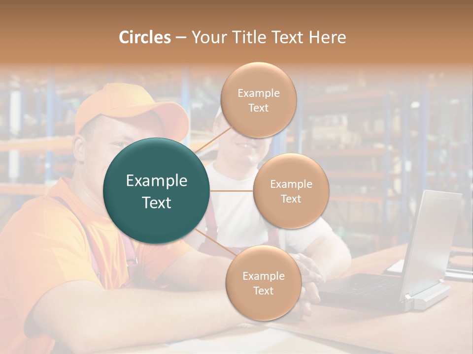 Pallet Logistics Crate PowerPoint Template