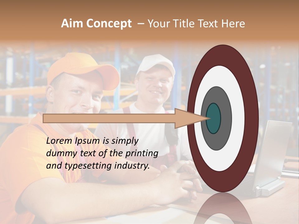 Pallet Logistics Crate PowerPoint Template