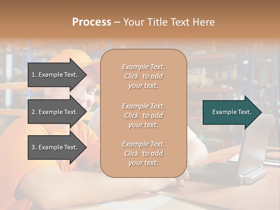 Pallet Logistics Crate PowerPoint Template