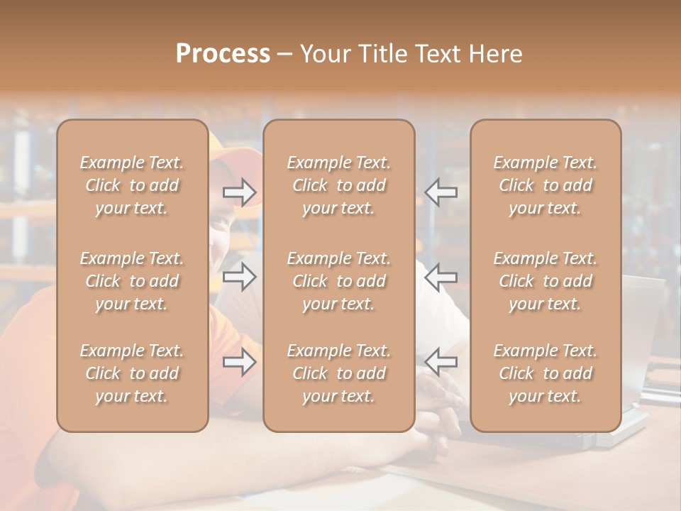 Pallet Logistics Crate PowerPoint Template