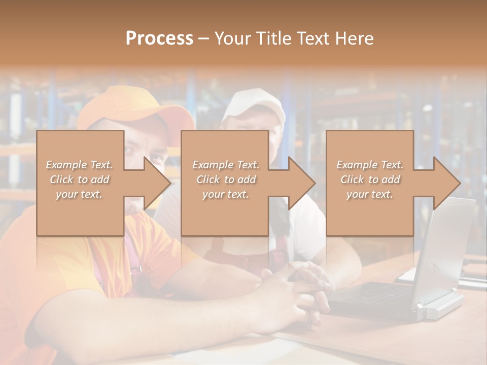 Pallet Logistics Crate PowerPoint Template