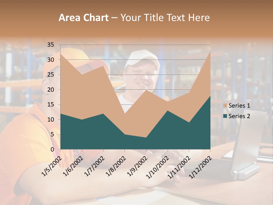 Pallet Logistics Crate PowerPoint Template