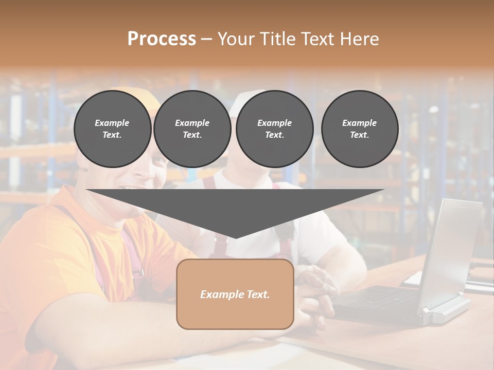 Pallet Logistics Crate PowerPoint Template