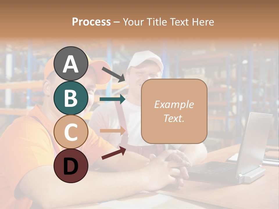 Pallet Logistics Crate PowerPoint Template