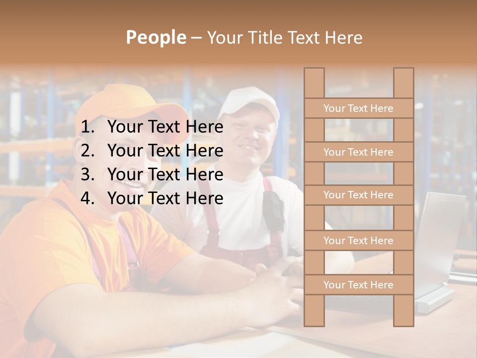Pallet Logistics Crate PowerPoint Template