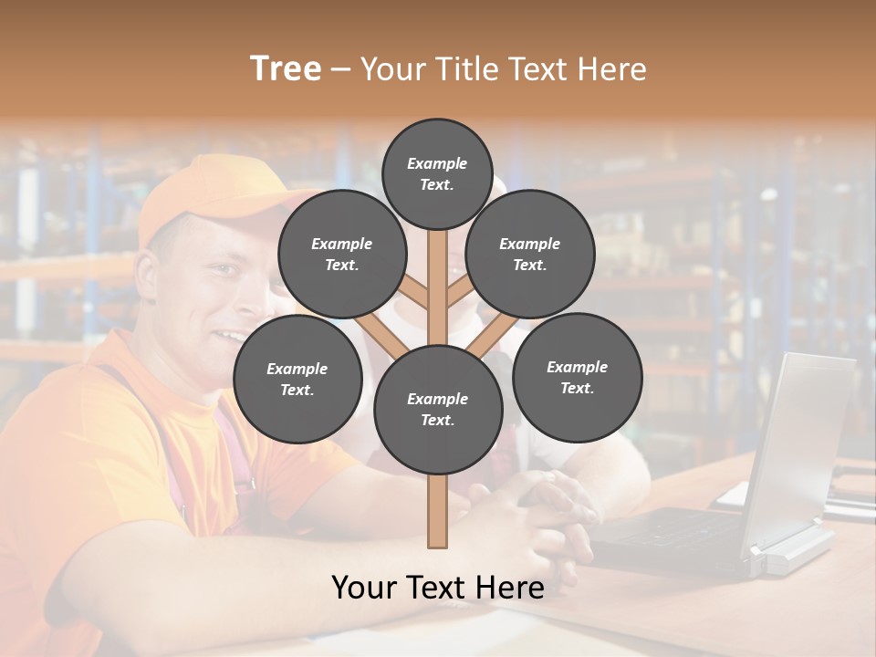 Pallet Logistics Crate PowerPoint Template