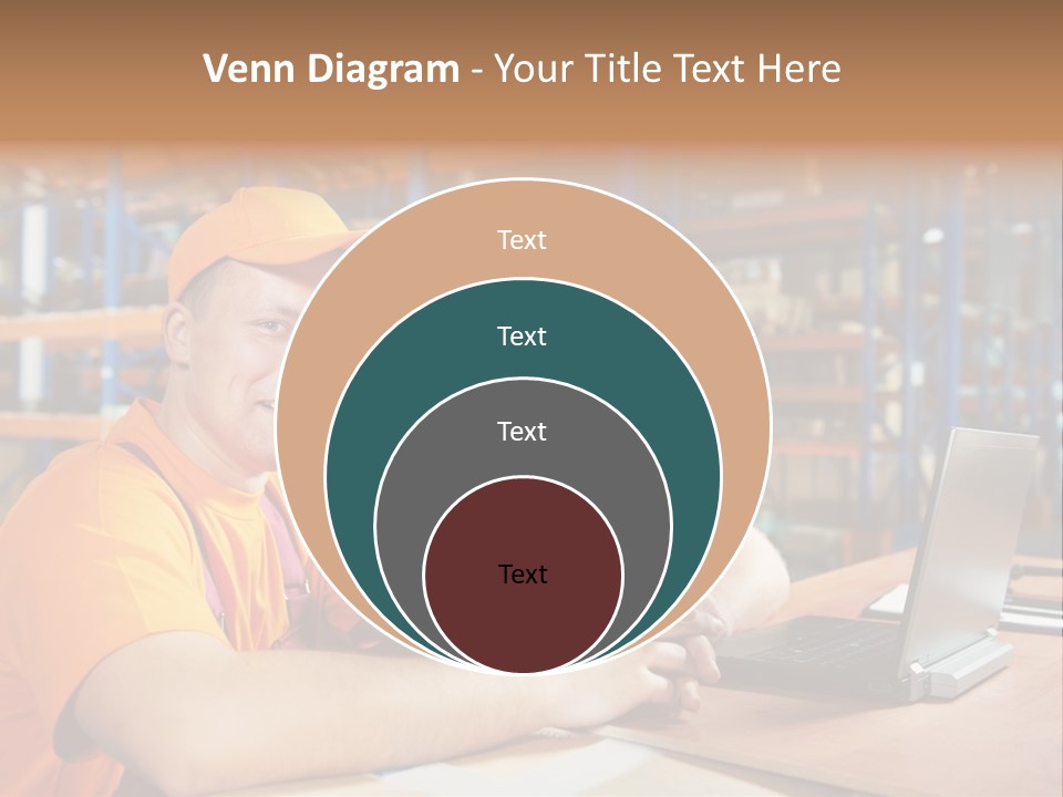 Pallet Logistics Crate PowerPoint Template