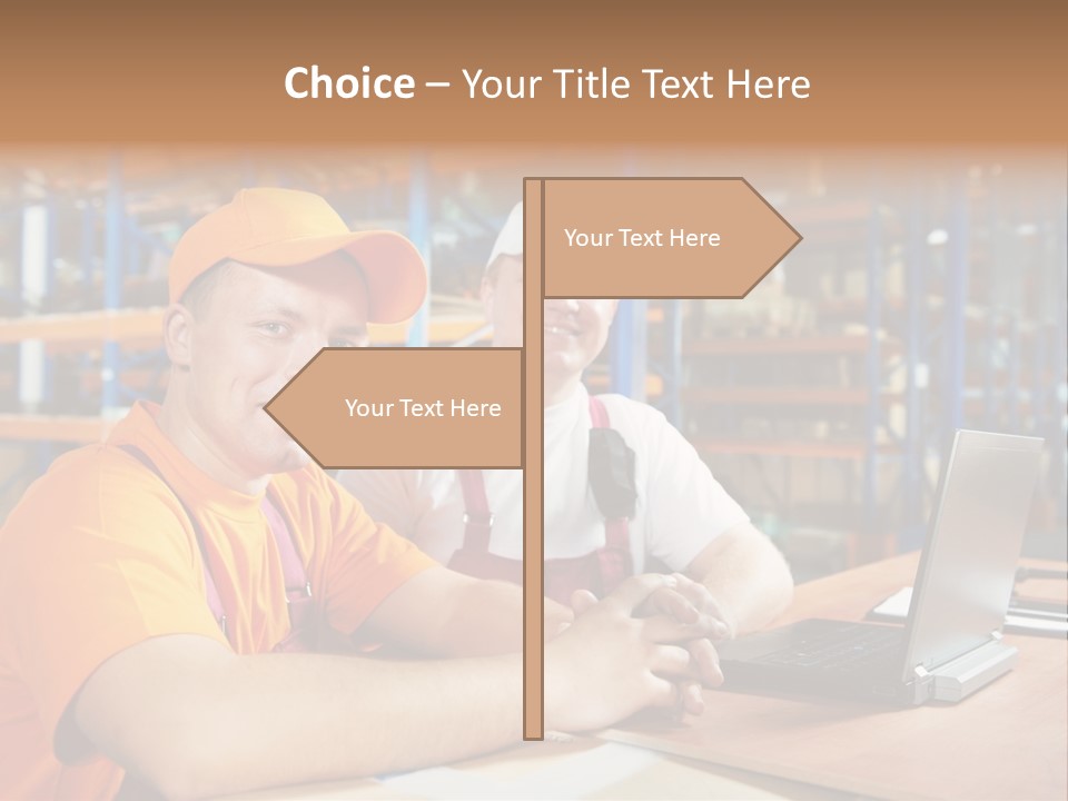 Pallet Logistics Crate PowerPoint Template