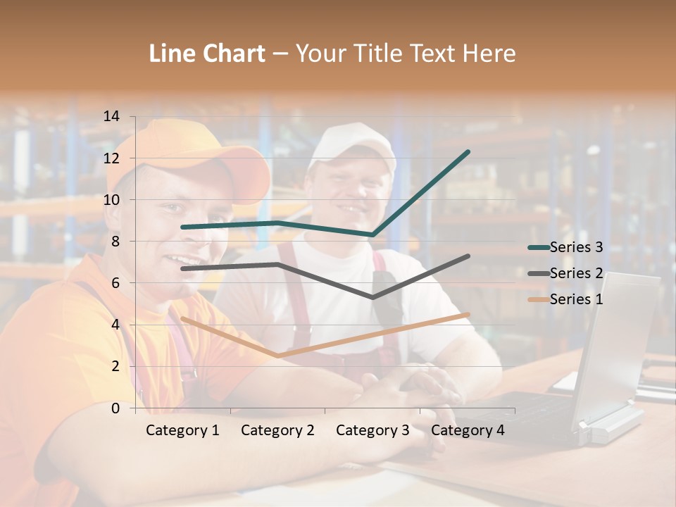 Pallet Logistics Crate PowerPoint Template