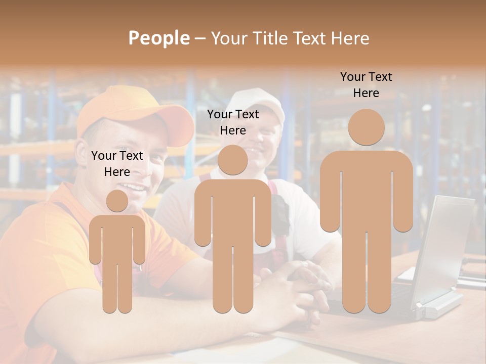 Pallet Logistics Crate PowerPoint Template