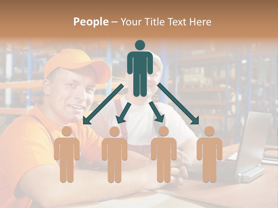 Pallet Logistics Crate PowerPoint Template