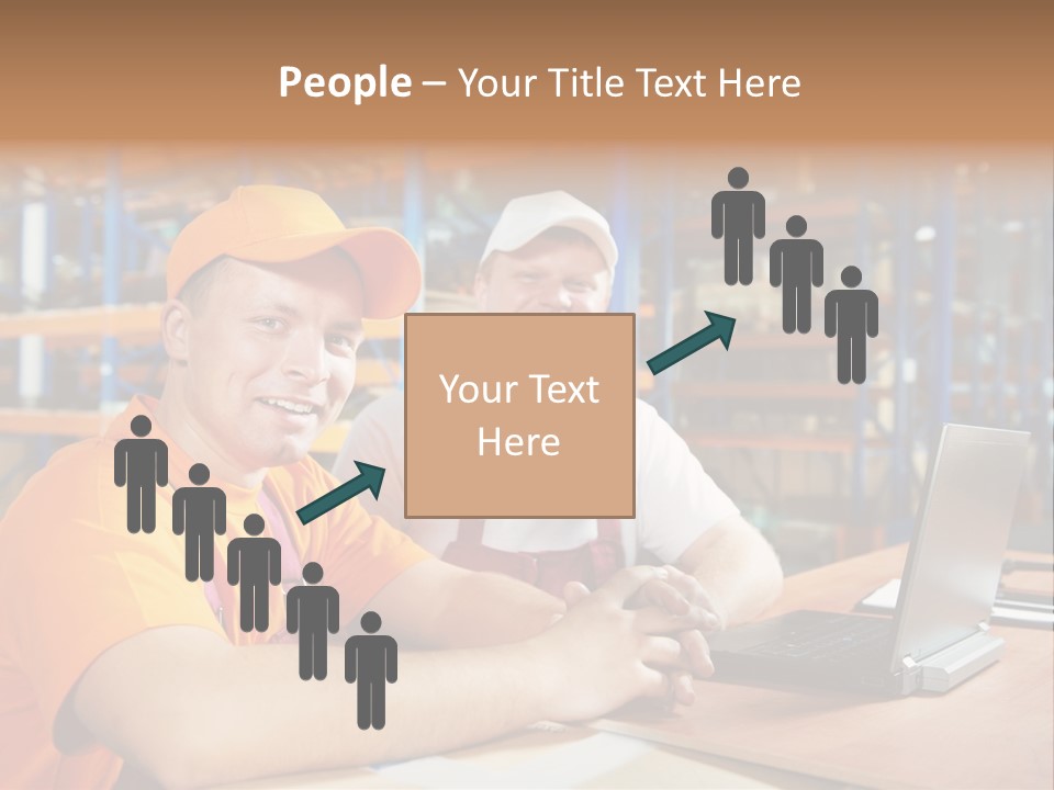 Pallet Logistics Crate PowerPoint Template